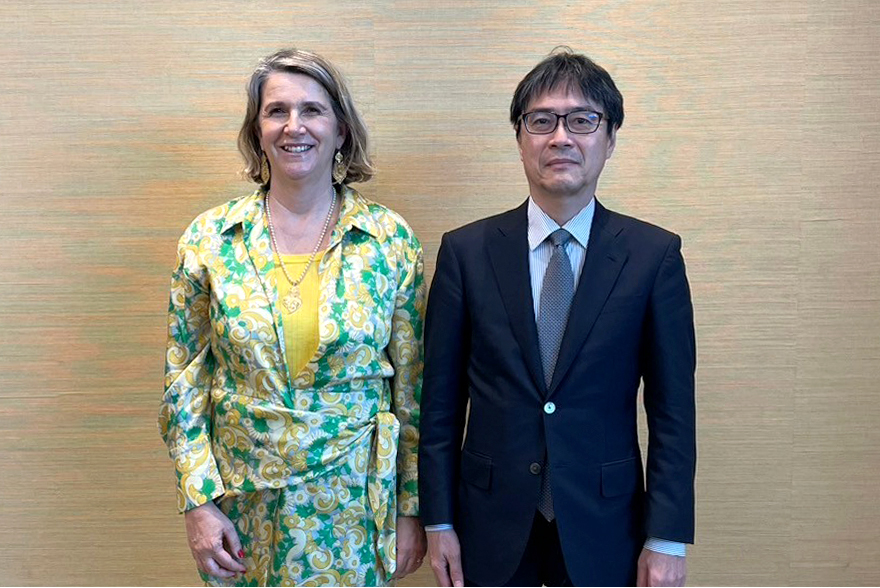 （画像）バンデイラ長官（ポルトガル）との会談