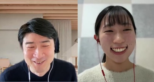 4.田川 欣哉さんと加藤 碧さんの対話の様子