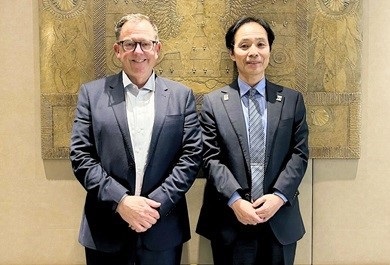 （画像）シュワッガー長官（オーストラリア）との会談