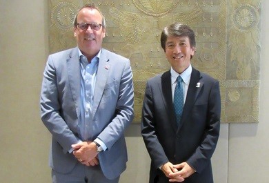 （画像）ウィリアムス長官 （英国）との会談