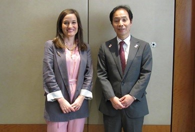 （画像）ロドリゲス・オルティス長官 (スペイン)との会談