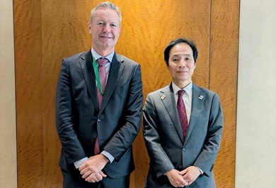 （画像）ソレンセン長官（デンマーク）との会談