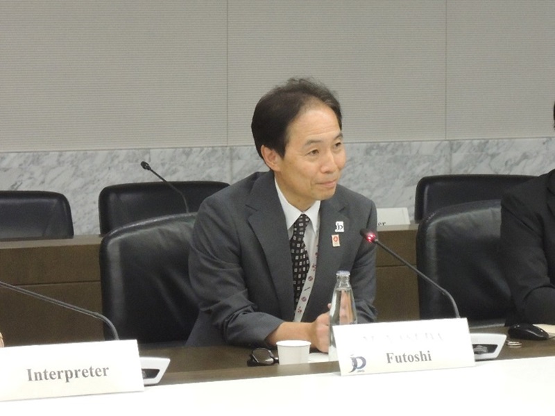 Photo 1 - Opening remarks by Mr. YASUDA, Deputy Commissioner of the JPO