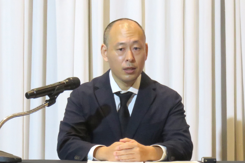 （写真）講演・質疑応答の様子