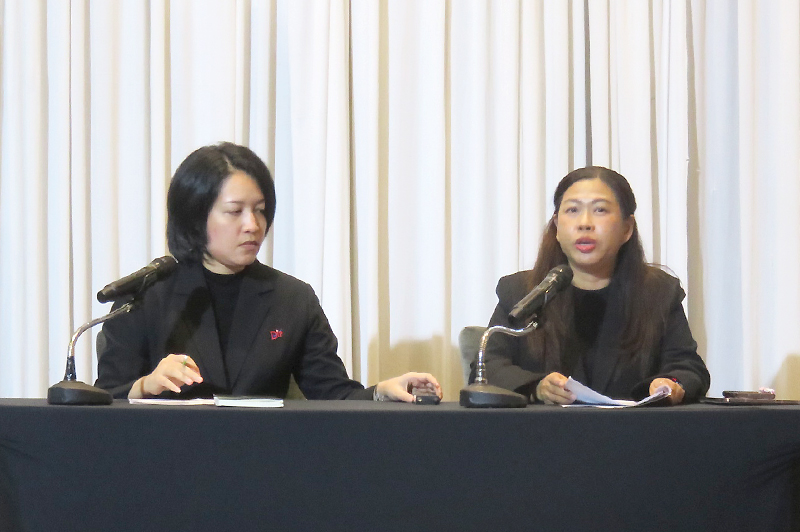 （写真）講演・質疑応答の様子