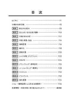 （画像）知財活動事例集　目次