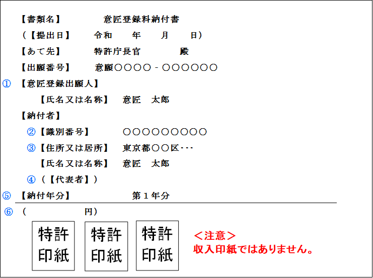 （図）［様式の記載例］3. 意匠（設定）
