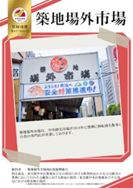 紹介パネル：築地場外市場