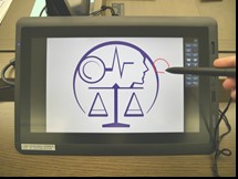 （画像7）ペンタブレット（審判長・審判官専用）の画像